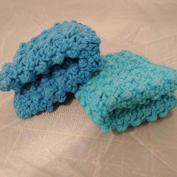 100% Cotton Washcloths, New, Set of 2, Tex… - Picture 1 of 2